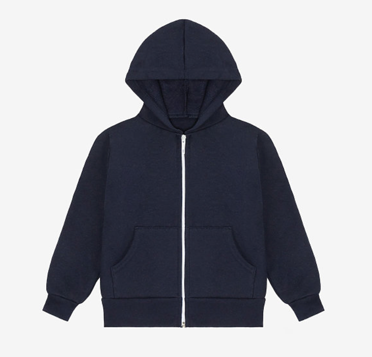 "I'm Literally a Baby" Chainstitched zip up hoodie